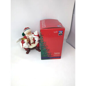 Clothtique Possible Dreams “Unbearably Delicious” #15098 Santa & Polar Bear